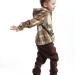 Джемпер для мальчиков Mini Maxi, модель 7858, цвет бежевый/хаки/клетка