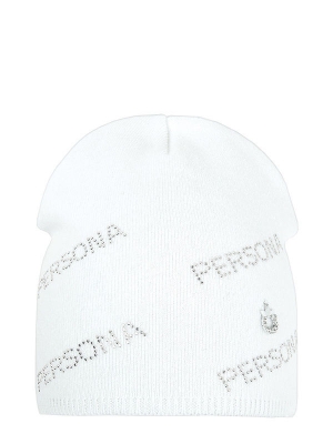 Шапка для девочки Persona, Миалт ультрабелый, весна-осень