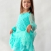 Платье для девочки нарядное БУШОН ST53, цвет изумрудный