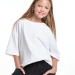 Футболка для девочек Mini Maxi, модель 1892, цвет белый