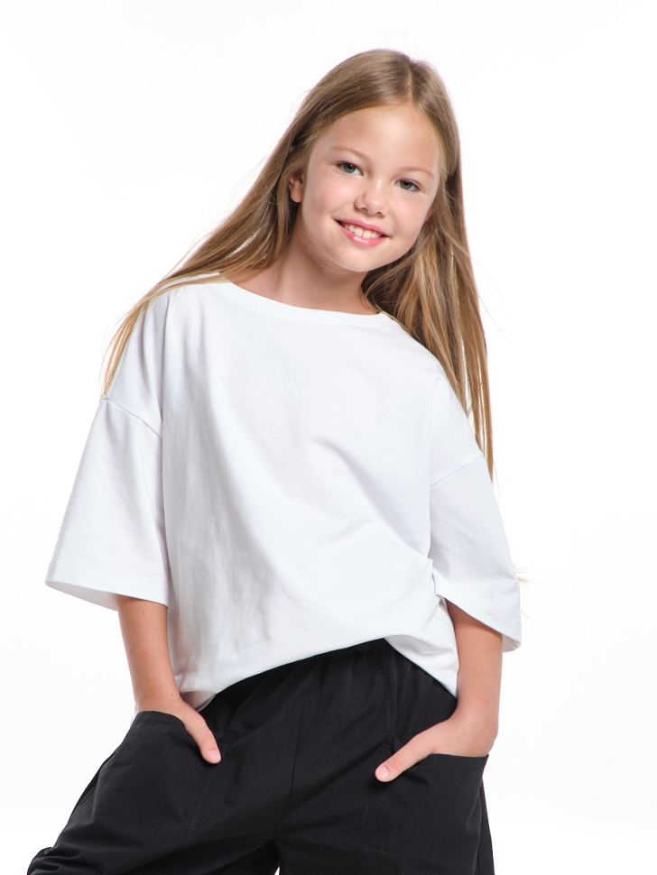 Футболка для девочек Mini Maxi, модель 1892, цвет белый - Футболки для девочек