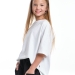 Футболка для девочек Mini Maxi, модель 1892, цвет белый