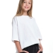 Футболка для девочек Mini Maxi, модель 1892, цвет белый