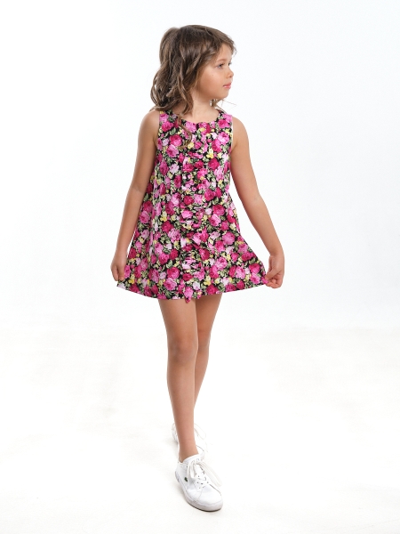 Платье для девочек Mini Maxi, модель 1855, цвет мультиколор - Платья для девочек с коротким рукавом