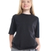 Футболка для девочек Mini Maxi, модель 7626, цвет черный