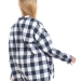 Рубашка для девочек Mini Maxi, модель 7462, цвет синий/клетка