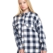 Рубашка для девочек Mini Maxi, модель 7462, цвет синий/клетка