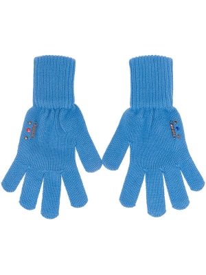 Перчатки для мальчика Корсар, Миалт темно-голубой, весна-осень