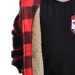 Куртка для мальчиков Mini Maxi, модель 7857, цвет красный/черный/клетка