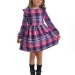 Платье для девочек Mini Maxi, модель 7878, цвет клетка/малиновый