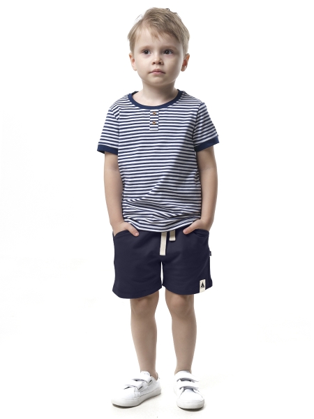 Комплект для мальчиков Mini Maxi, модель 4610, цвет мультиколор/синий - Комплекты летние
