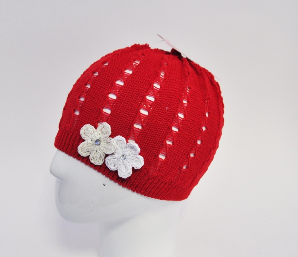 Шапка для девочки Кроха, Mialt SLMM3 - Шапки детские весна-осень