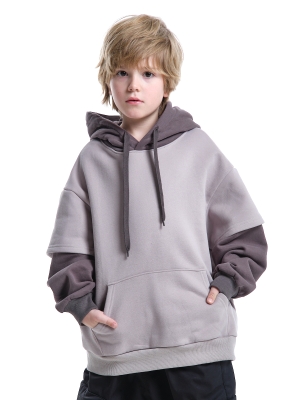 Худи для мальчиков Mini Maxi, модель 337481, цвет бежевый/коричневый