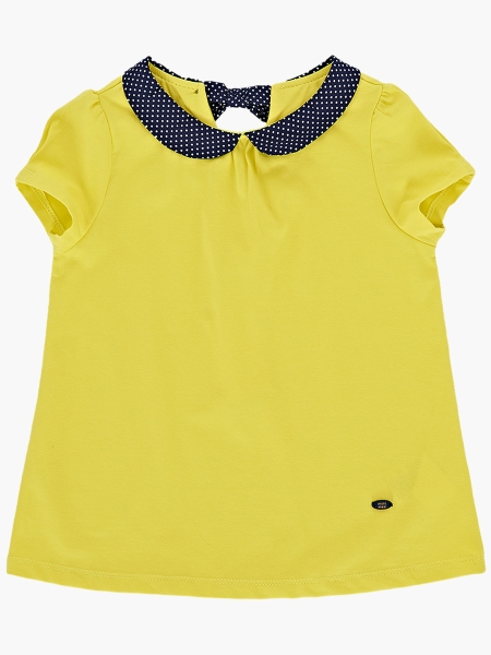 Футболка для девочек Mini Maxi, модель 3283, цвет неон/желтый - Футболки для девочек