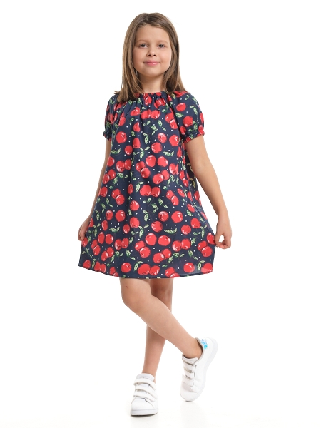 Платье для девочек Mini Maxi, модель 8071, цвет мультиколор - Платья для девочек с коротким рукавом