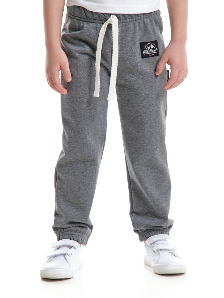 Джоггеры для мальчиков Mini Maxi, модель 9815, цвет графит/меланж - Брюки спортивные (джогеры)