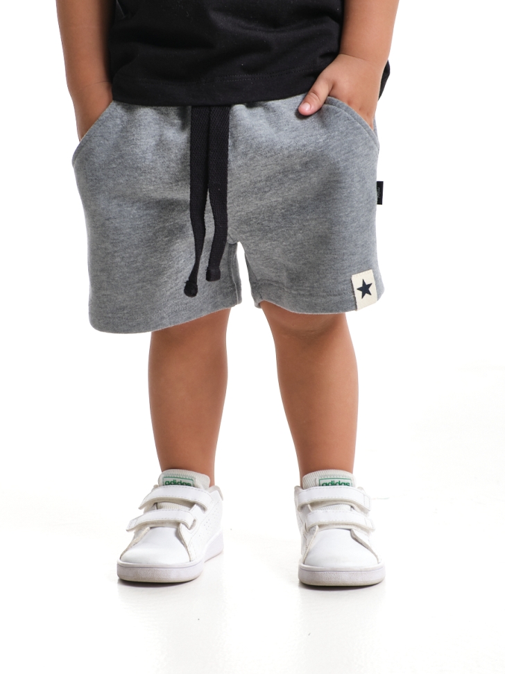 Шорты для мальчиков Mini Maxi, модель 8096, цвет графит/меланж - Шорты для мальчиков