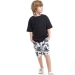 Шорты для мальчиков Mini Maxi, модель 0377, цвет черный/белый