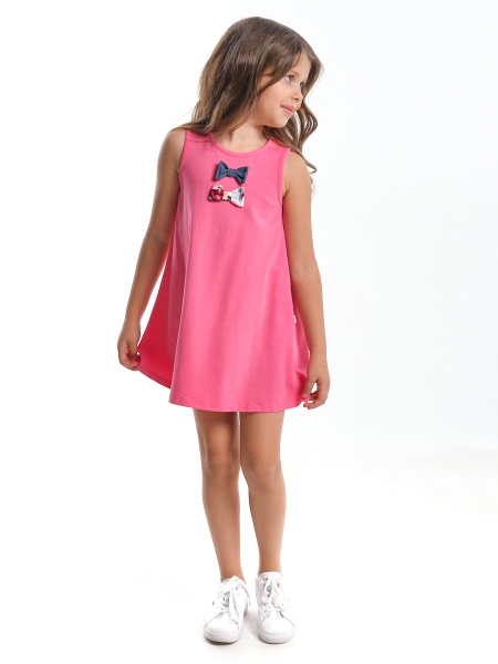 Платье для девочек Mini Maxi, модель 1973, цвет малиновый - Платья для девочек с коротким рукавом