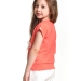 Футболка для девочек Mini Maxi, модель 0505, цвет коралловый