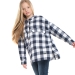 Рубашка для девочек Mini Maxi, модель 7462, цвет синий/клетка