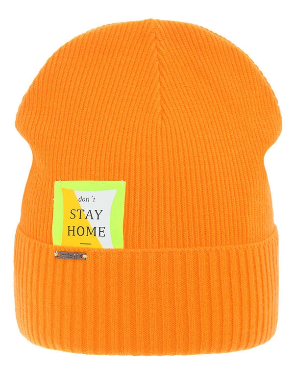 Шапка Эдди, Миалт оранжевый, весна-осень - Для девочек весна-осень
