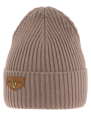 Шапка для девочки Энерджи, Миалт темно-бежевый, весна-осень