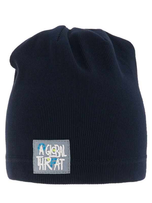 Шапка для мальчика Решение, Миалт черно-синий, лето - Шапки весна-осень