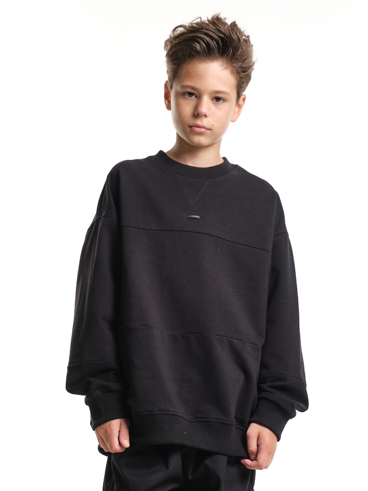 Свитшот для мальчиков Mini Maxi, модель 804, цвет черный - Свитшоты для мальчиков
