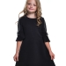 Платье для девочек Mini Maxi, модель 7407, цвет черный/белый