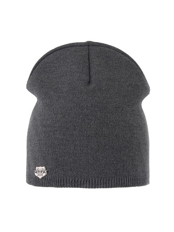 Шапка для мальчика Клим, Миалт темно-серый - Шапки весна-осень
