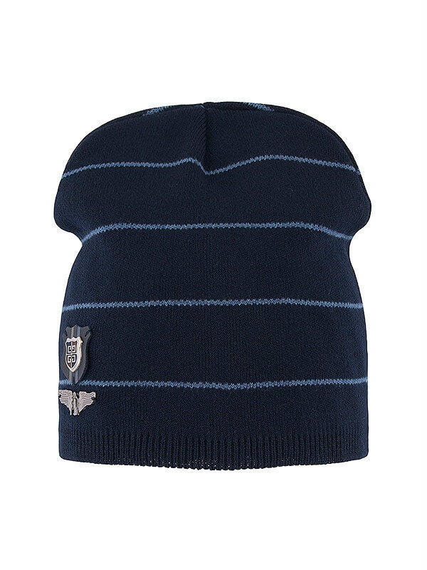 Шапка для мальчика Экипаж, Миалт темно-синий/джинс - Шапки весна-осень