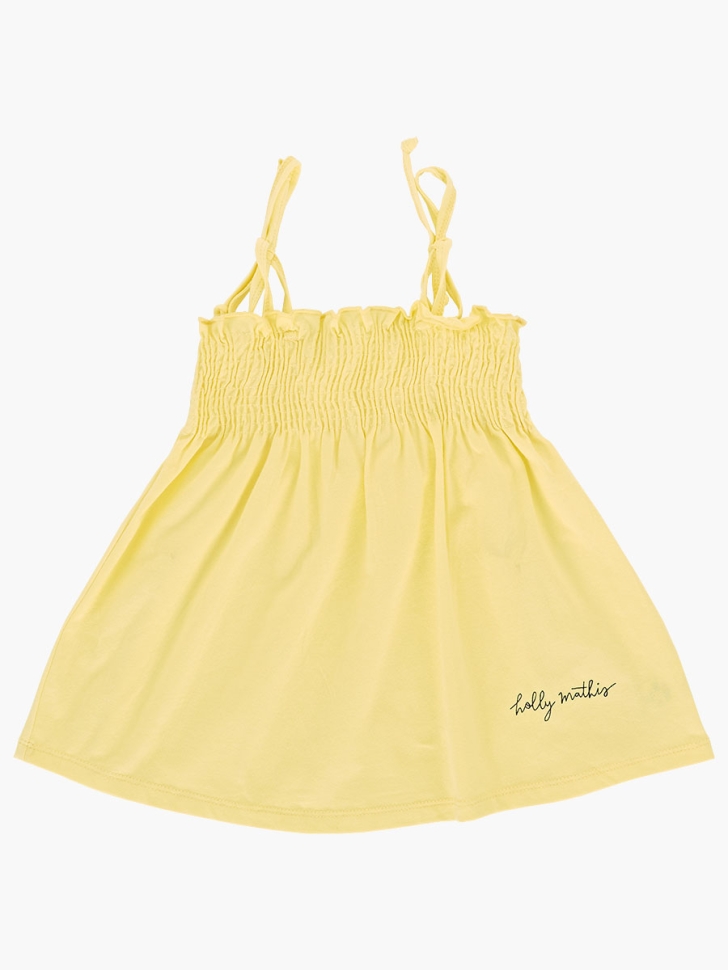 Майка для девочек Mini Maxi, модель 0816, цвет желтый - Майки и топы на лето