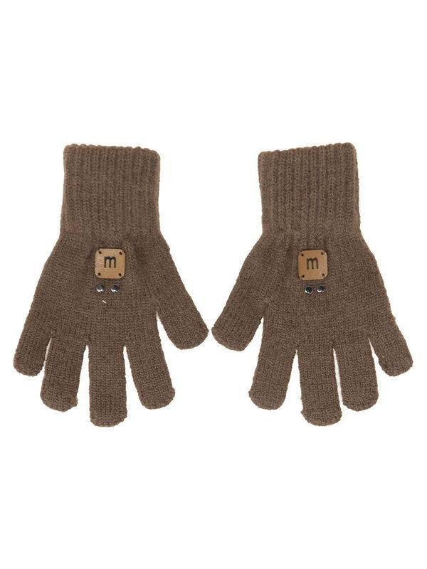 Перчатки для мальчика Милош, Миалт коричневый, весна-осень - Перчатки
