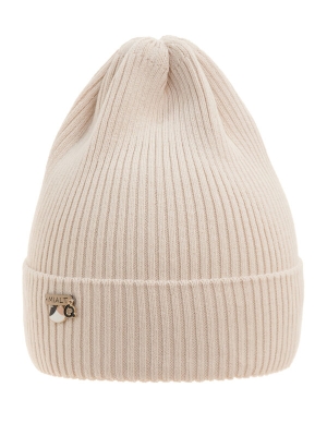 Шапка для девочки Твигги, Миалт светло-бежевый, весна-осень