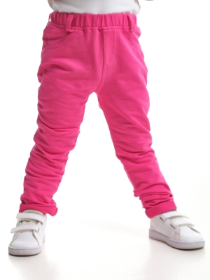 Брюки для девочек Mini Maxi, модель 2103, цвет малиновый