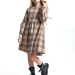 Платье для девочек Mini Maxi, модель 6837, цвет бежевый/клетка