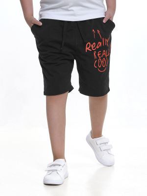 Шорты для мальчиков Mini Maxi, модель 4559, цвет черный/красный