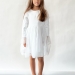 Платье для девочки нарядное БУШОН ST56, цвет белый