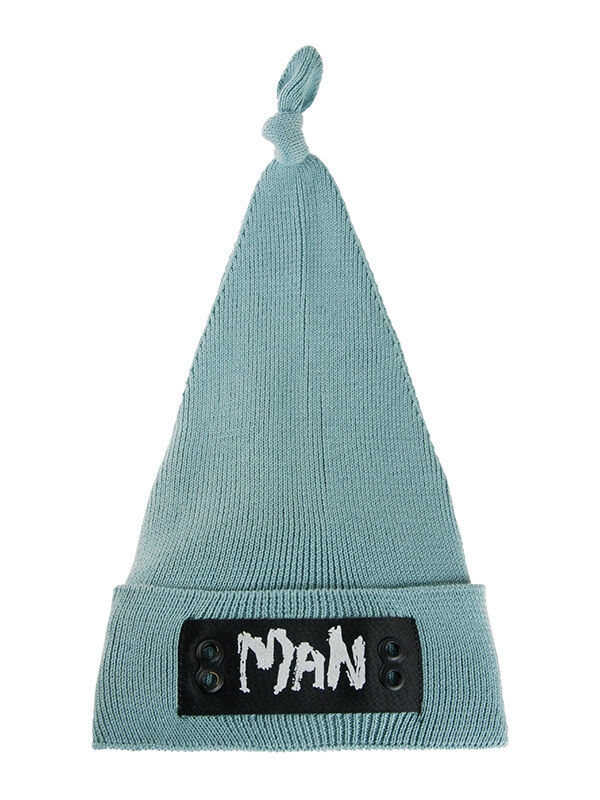 Шапка для мальчика Братан, Миалт серо-голубой, весна-осень - Шапки весна-осень