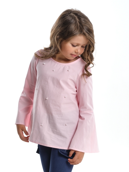 Блузка для девочек Mini Maxi, модель 4531, цвет розовый - Блузки с длинным рукавом / текстиль