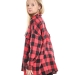 Рубашка для девочек Mini Maxi, модель 7462, цвет красный/клетка