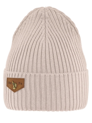 Шапка для девочки Энерджи, Миалт светло-бежевый, весна-осень