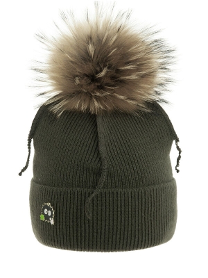 Шапка для девочки Darling, Миалт серый/хаки, зима