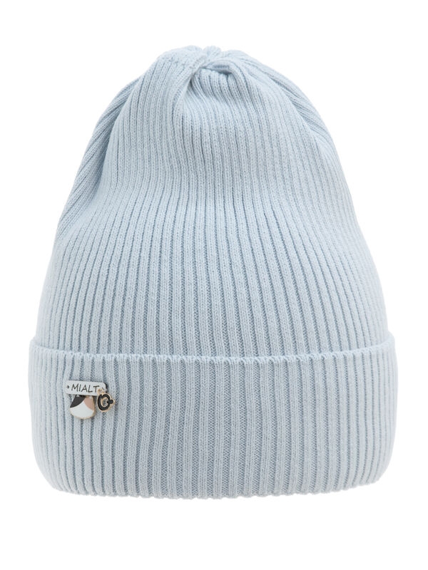Шапка для девочки Твигги, Миалт светло-голубой, весна-осень - Для девочек весна-осень