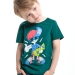 Футболка для мальчиков Mini Maxi, модель 47332, цвет темно-зеленый