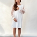 Платье для девочки нарядное БУШОН ST57, цвет белый