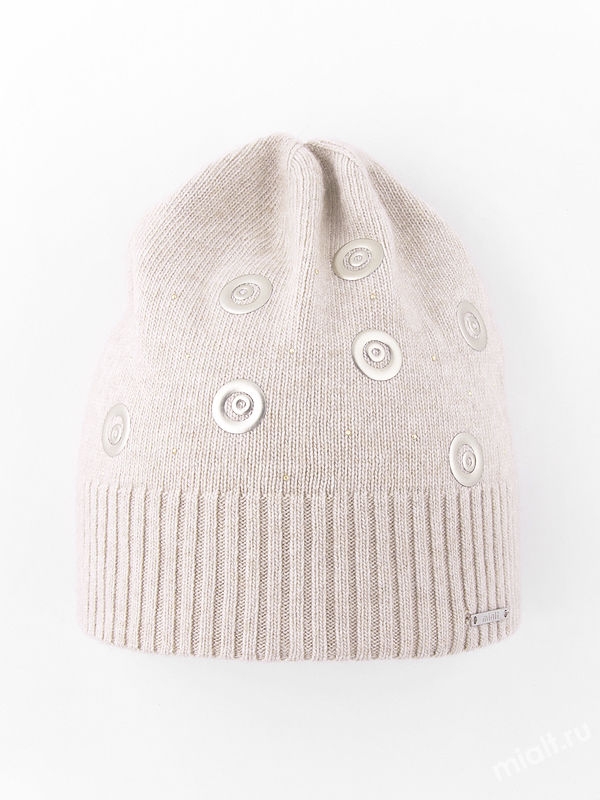 Шапка для девочки Бритни, Миалт бежевый, весна-осень - Для девочек весна-осень