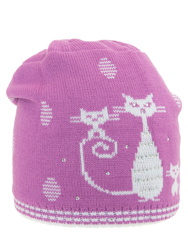 Шапка для девочки Прогулка, Миалт светло-розовый - Для девочек весна-осень