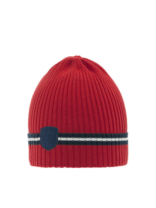 Шапка для мальчика Спам, Миалт красный, весна-осень - Шапки весна-осень